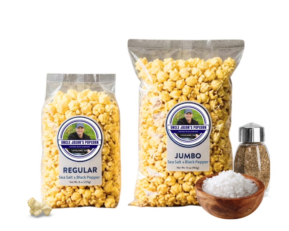Sea Salt & Black Pepper Popcorn