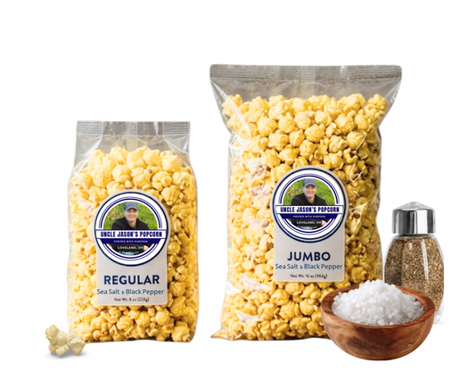Sea Salt & Black Pepper Popcorn