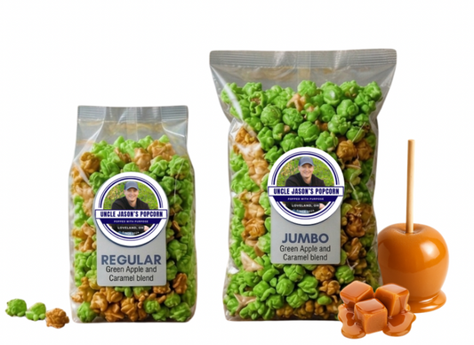 Green Apple and Caramel Popcorn Blend